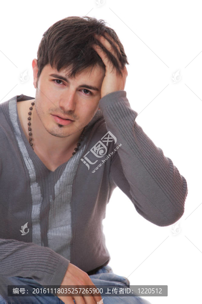 英俊的隨便的人