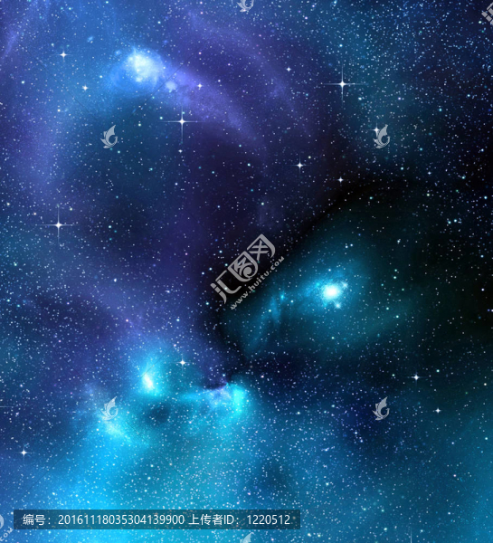 深外層空間的星空背景