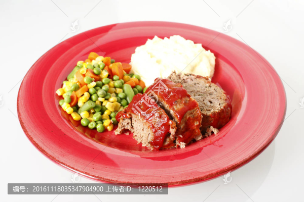 肉餅和土豆泥