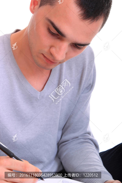 商人手簽合同