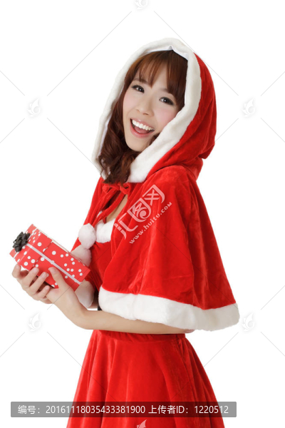 令人興奮的圣誕女孩