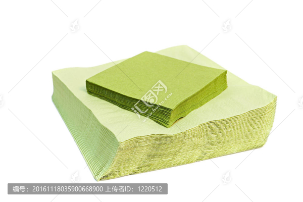 綠巾。