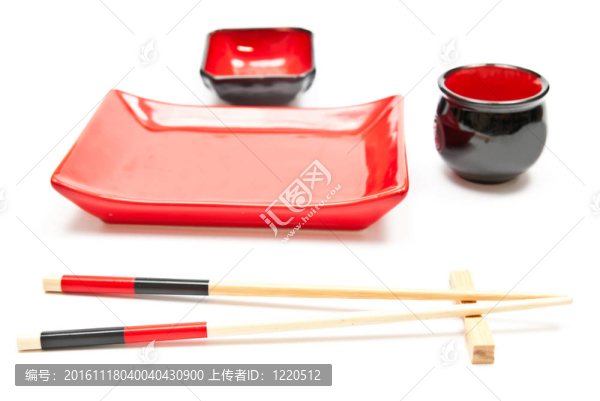 筷子和盤子