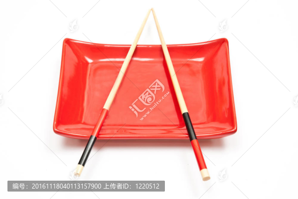筷子和盤子