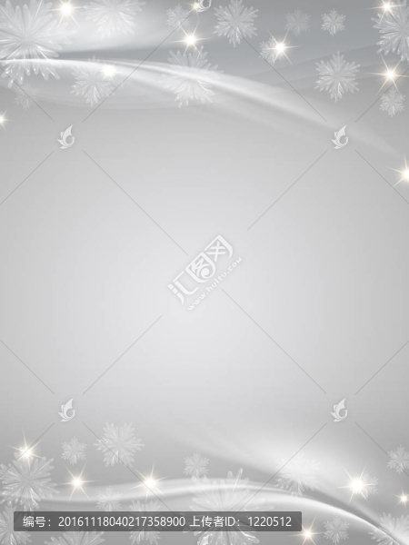 雪花灰色背景