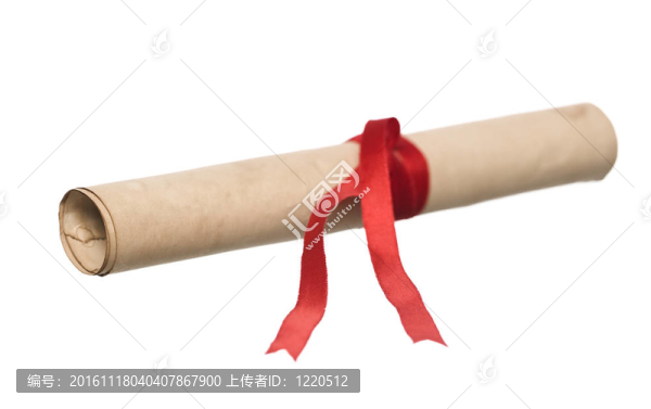 帶紅絲帶的文件
