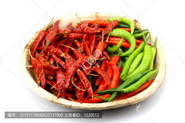 干辣椒和青辣椒