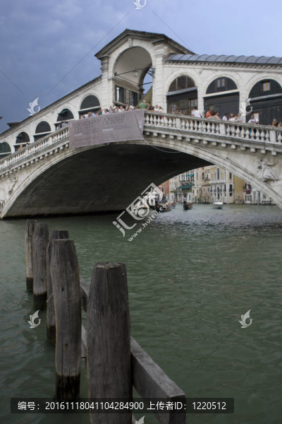 在威尼斯橋Ponte,di,Rialtol