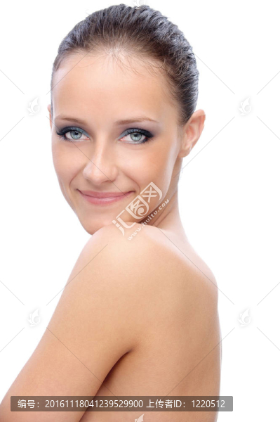 迷人女人的肖像