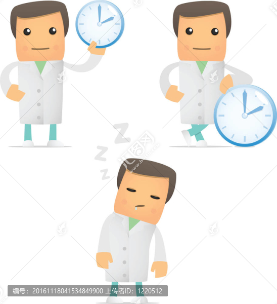有趣的卡通醫(yī)生