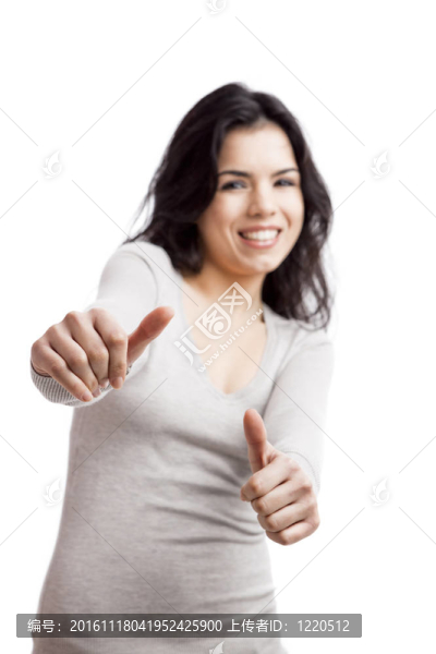 自信的年輕女人