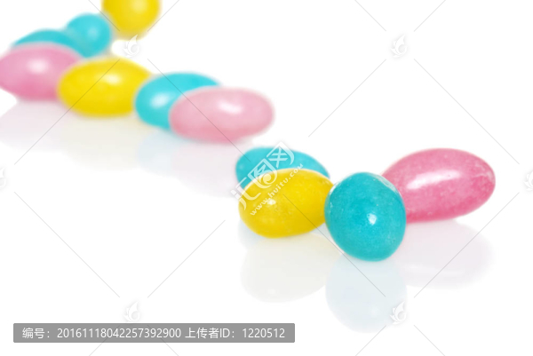 特寫復活節(jié)果凍豆