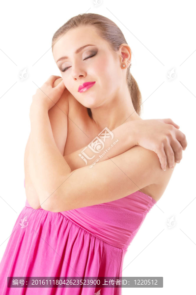 穿紅衣服的女孩