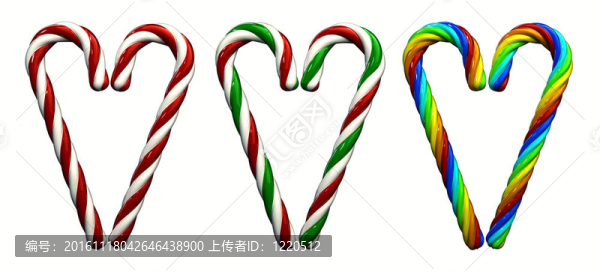 五彩糖果；3D；白色隔離