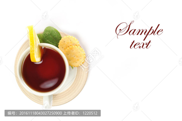 一杯帶點心的茶