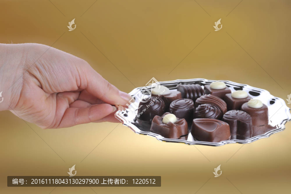帶巧克力的手拿板
