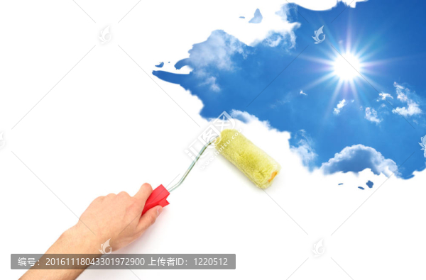 孤立的壓板和天空