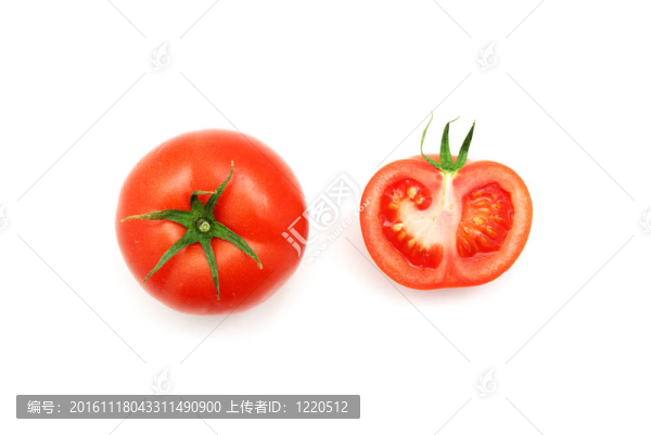 孤立的番茄