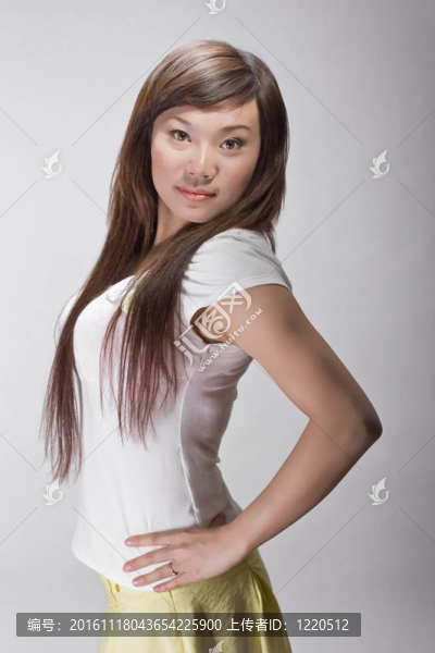 華麗的亞洲美女