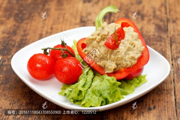 新鮮茄子沙拉