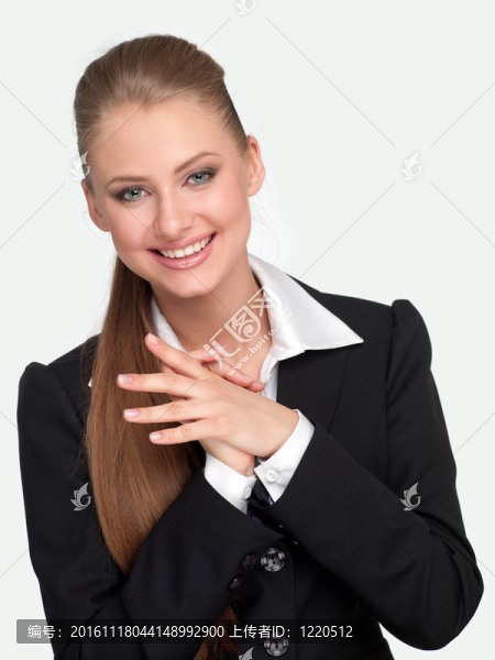 一套西裝的女經(jīng)理
