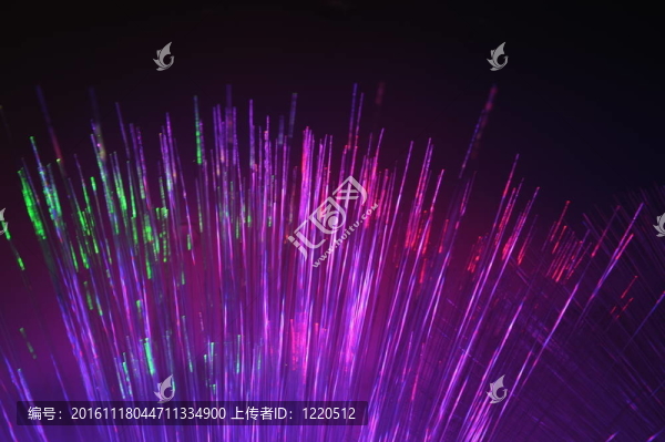 光纖背景與大量的光點(diǎn)