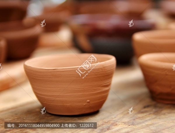 粘土工藝陶瓷工作室木桌子傳統(tǒng)