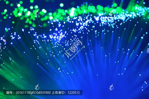 具有細(xì)節(jié)和光效的光纖圖像