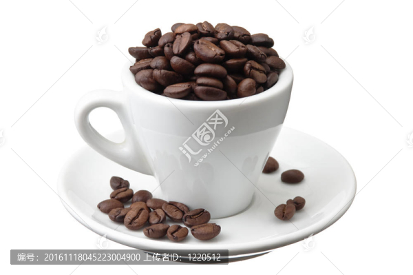 杯子里的咖啡豆