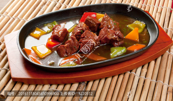 中國菜-牛肉蔬菜特寫