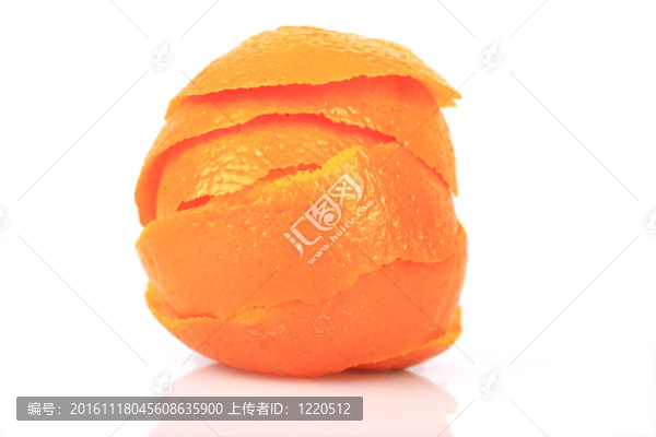 橘子去皮特寫