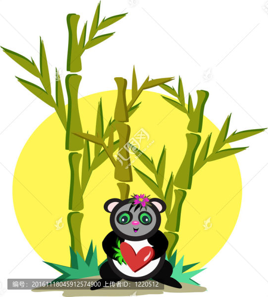 竹林熊貓。