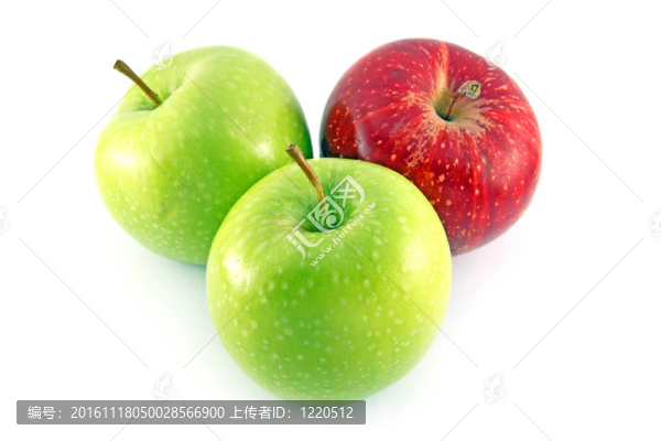 紅蘋果和綠蘋果