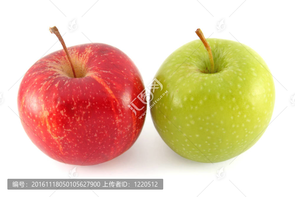 紅蘋果和綠蘋果