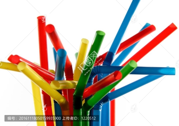 五顏六色的吸管