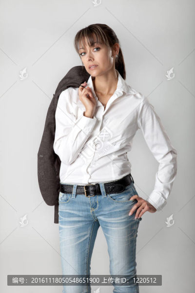 輕松的女人