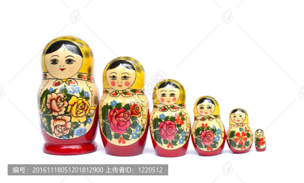俄羅斯嵌套娃娃的頭巾