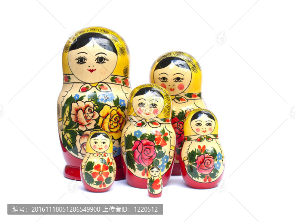 俄羅斯嵌套娃娃的頭巾