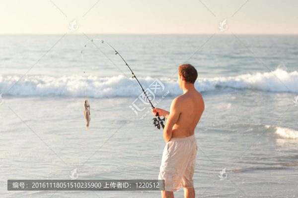 積極的人釣魚