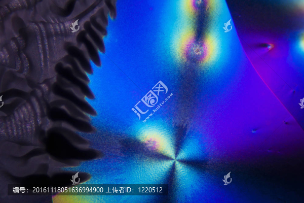 在偏振光抗壞血酸微晶