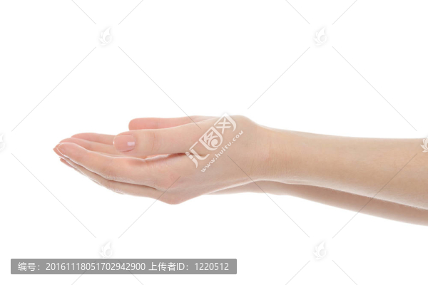 人類手舉。