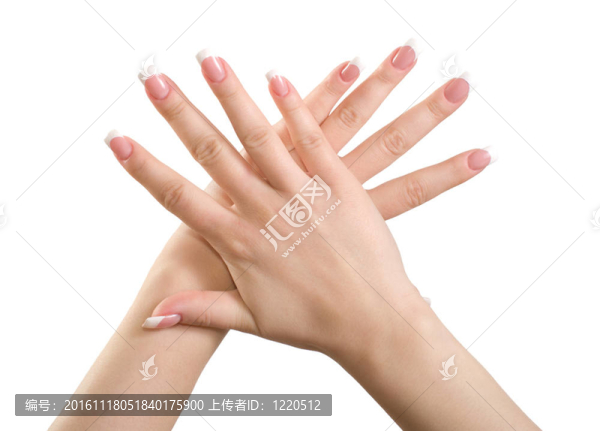 女孩的手。