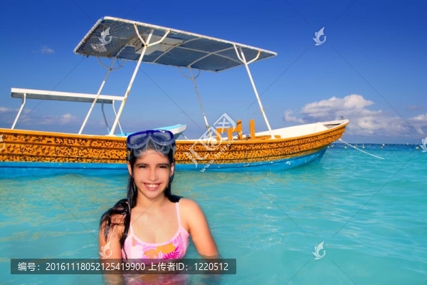拉丁海灘少女加勒比眼鏡度假