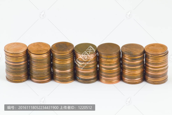 七堆美國美分