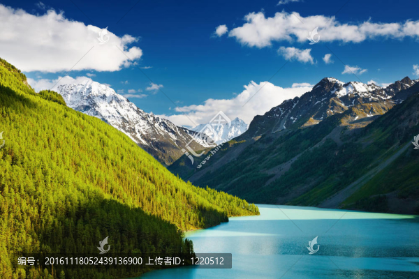 山上的湖