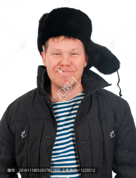 俄羅斯男子冬季毛皮帽