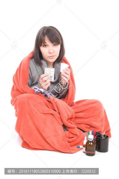 生病的女人
