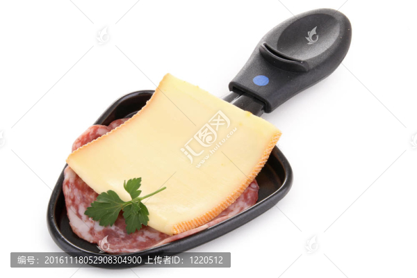 奶酪和火腿勺