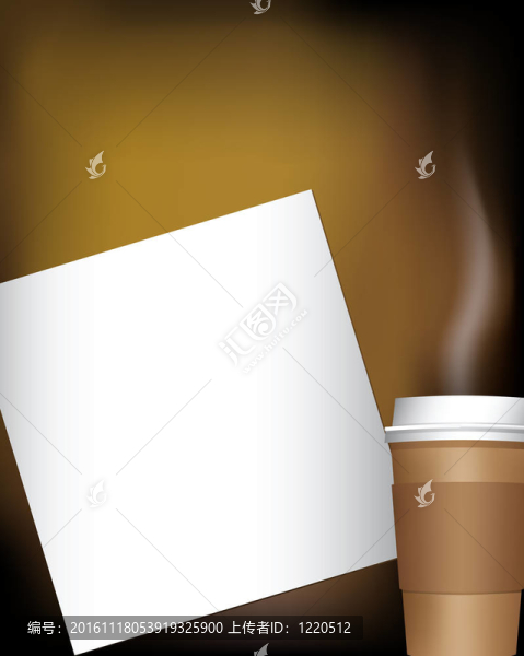 帶記事本的咖啡杯