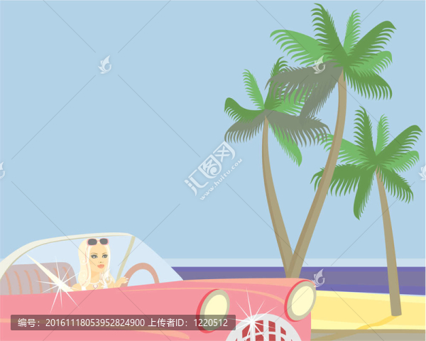 旅行的金發(fā)女郎